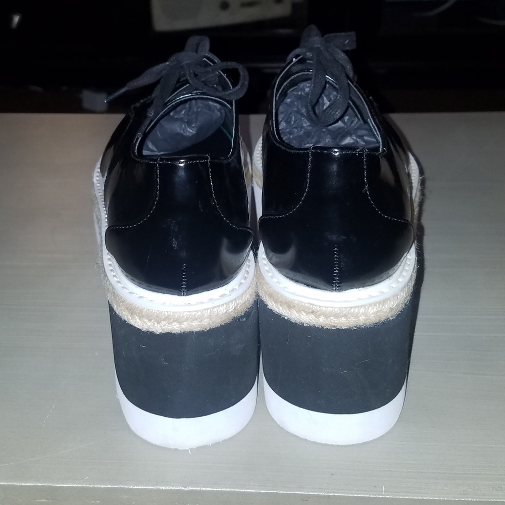 NWOT! MANGO Contrast Platform Size 39 Shoes - Picture 14 of 16